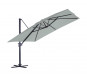 Toile pour parasol déporté rectangulaire LUXEKING - Gris Perle