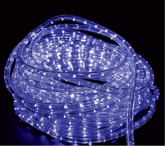 Tube lumineux 8m - effet flash - 192 LEDs - Bleu