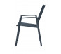 CARMINEA XL - Ensemble table et chaises de jardin - 12 places - Gris Anthracite