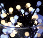 Guirlande lumineuse - 80 LEDs - effet cerise - clignotante - multicolore