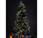 Guirlande lumineuse - 80 LEDs - effet cerise - clignotante - multicolore